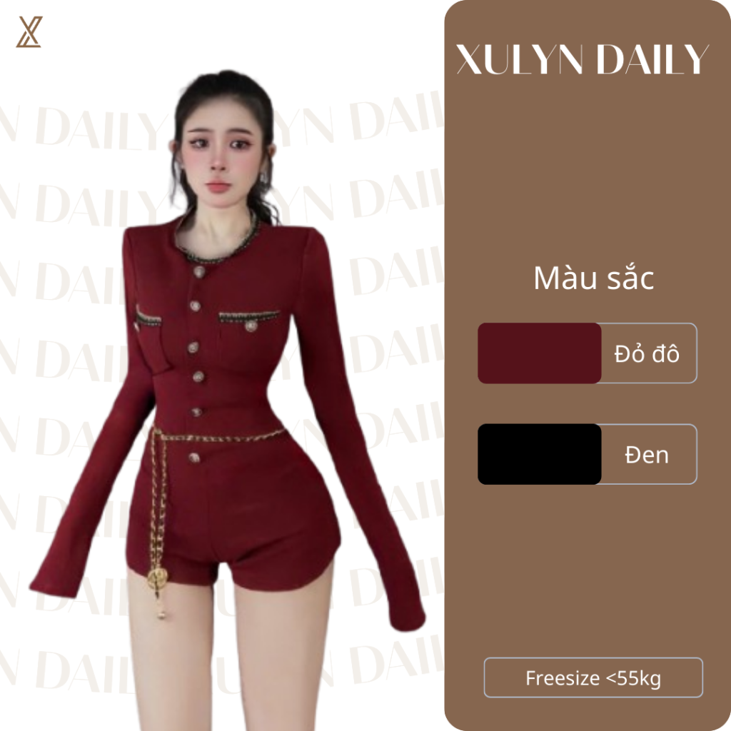 Set jumsuit nữ